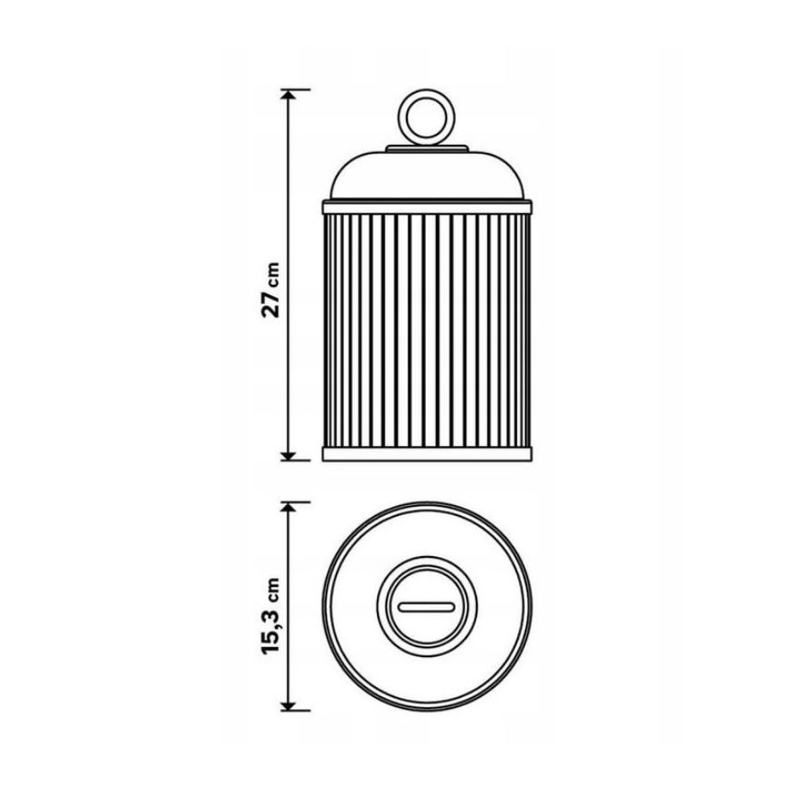 LED Aptumšojama āra lampa CANARI LED/2W/5V IP44