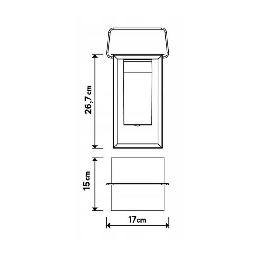 LED Aptumšojama āra lampa MESHY LED/2W/5V IP44
