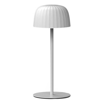LED Aptumšojama āra uzlādējama galda lampa VIVIEN LED/3W/5V 2700K 1600 mAh IP54 balta