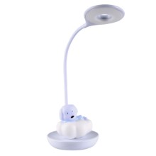 LED Aptumšojama bērnu galda lampa DOG LED/2,5W/230V zila