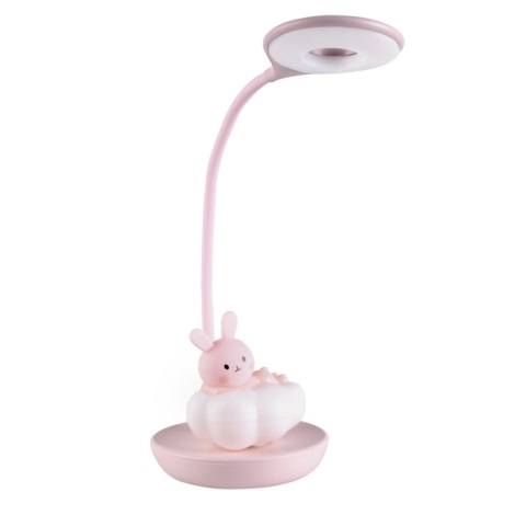 LED Aptumšojama bērnu galda lampa RABBIT LED/2,5W/230V rozā