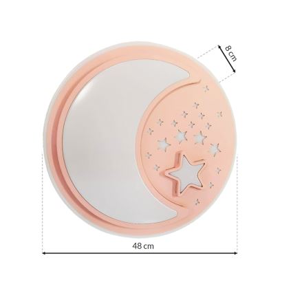LED Aptumšojama bērnu griestu lampa NOTTE LED/40W/230V + tālvadības pults