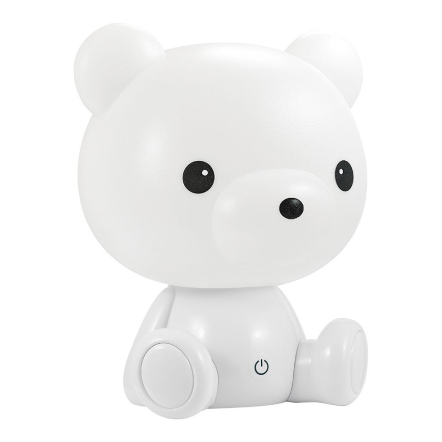 LED Aptumšojama bērnu nakts lampa 2,5W/230V teddy lācītis balts