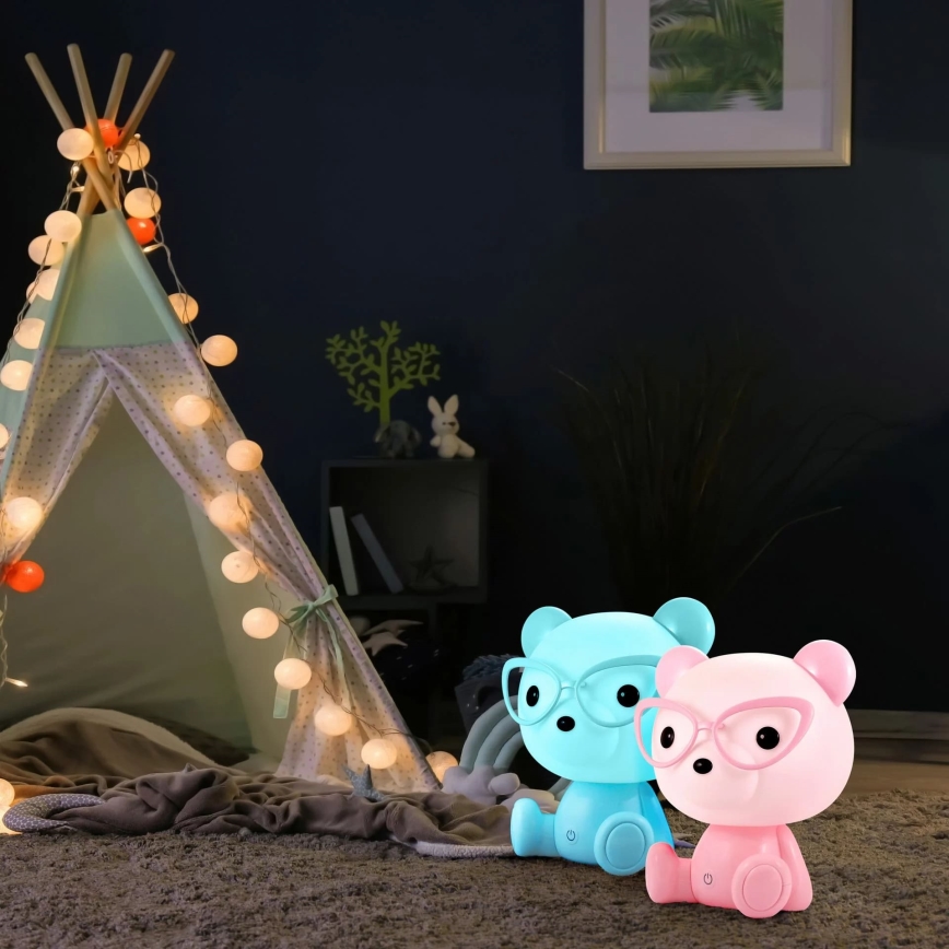 LED Aptumšojama bērnu skārienvadāma lampa BIBI LED/2,5W/3,7V 1200 mAh