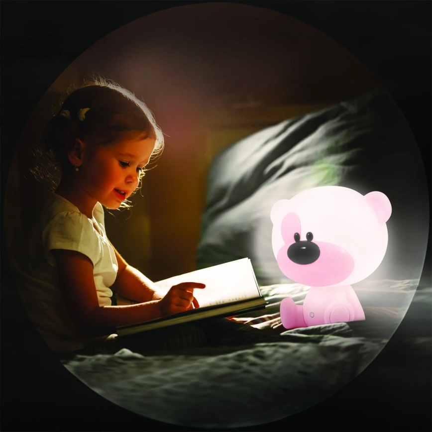 LED Aptumšojama bērnu skārienvadāma lampa BIBI LED/2,5W/3,7V 1200 mAh