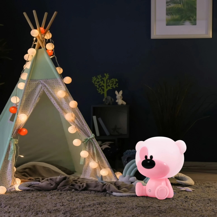 LED Aptumšojama bērnu skārienvadāma lampa BIBI LED/2,5W/3,7V 1200 mAh