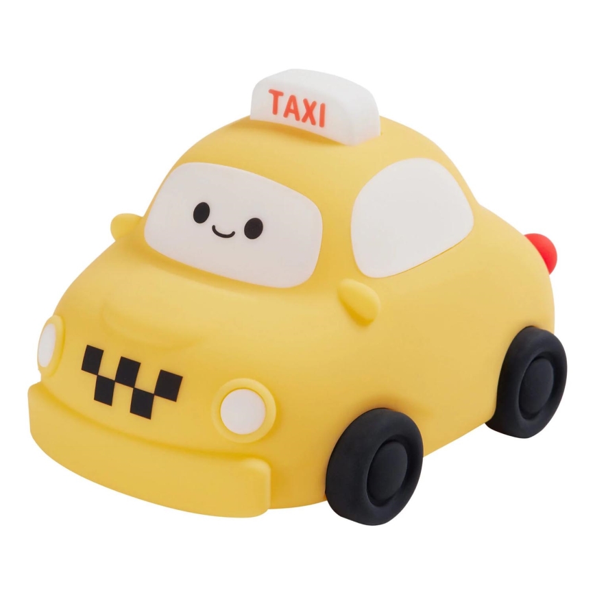 LED Aptumšojama bērnu skārienvadāma lampa TAXI LED/1W/5V USB 1200 mAh taxi dzeltena