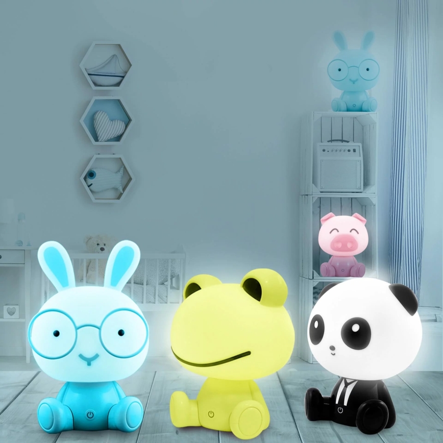 LED Aptumšojama bērnu skārienvadāma lampa VARDE LED/2,5W/3,7V 1200 mAh