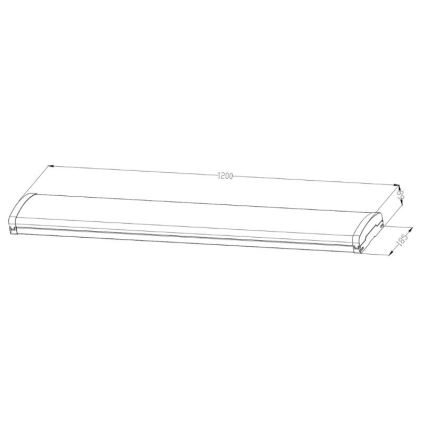 LED Aptumšojama dienasgaismas lampa LED/35W/44W/52W/60W/230V 4000K 120 cm