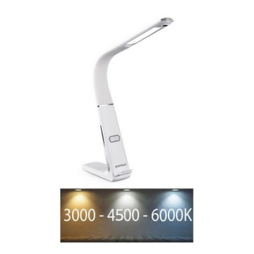 LED Aptumšojama galda lampa ar bezvadu uzlādi un sensors LORD EVO LED/8W/230V 3000K/4500K/6000K balta
