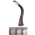 LED Aptumšojama galda lampa ar ekrānu LEATHER LED/7W/230V brūna