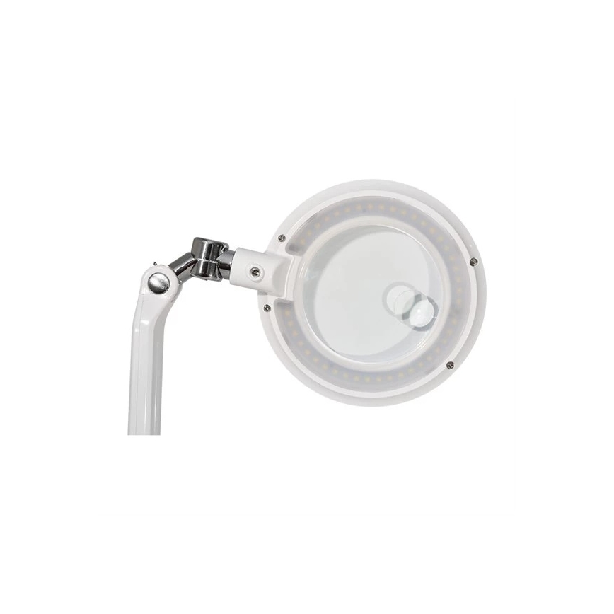 LED aptumšojama galda lampa ar lupu LED/7W/230V 6500K balta