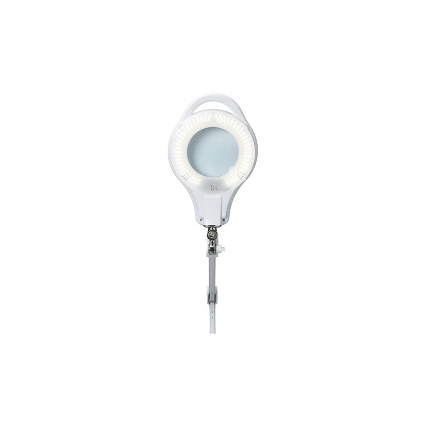 LED Aptumšojama galda lampa ar palielināmo stiklu LED/10W/230V balta