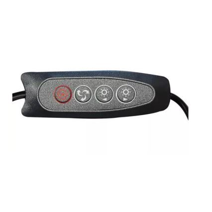 LED Aptumšojama galda lampa ar palielināmo stiklu LED/6W/5V 3000K/4000K/6000K melna