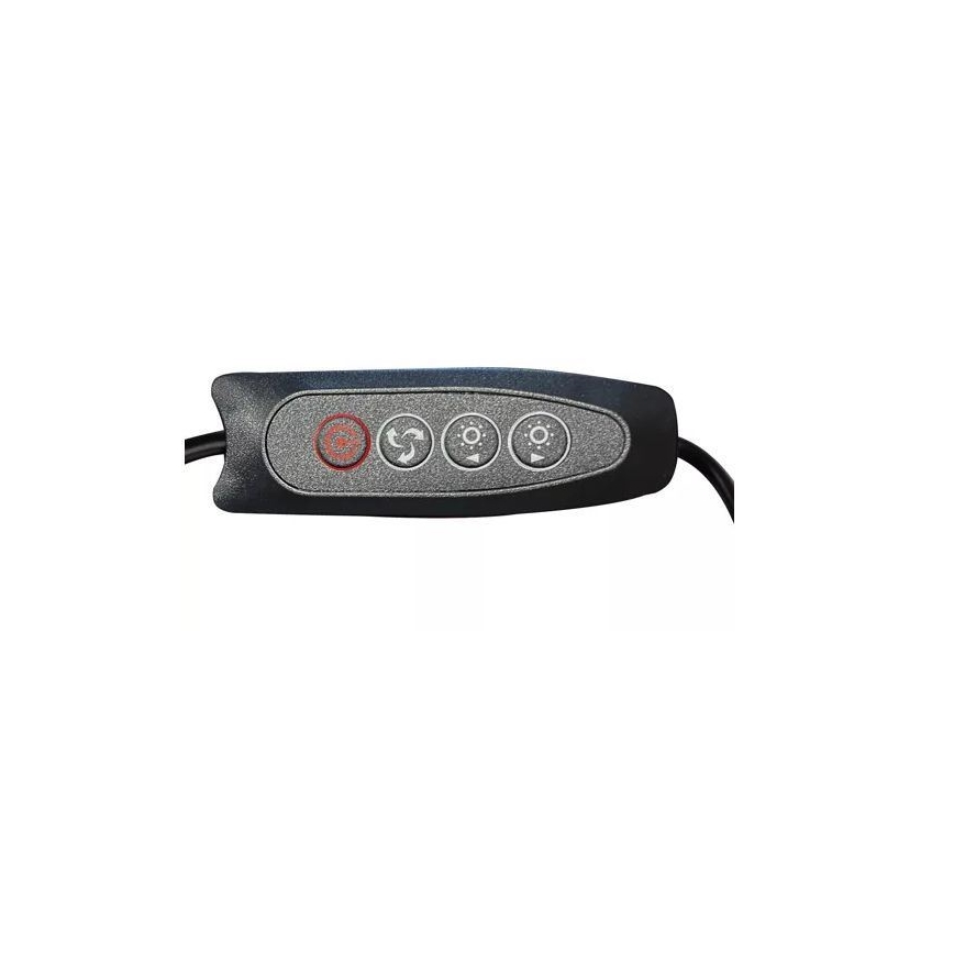 LED Aptumšojama galda lampa ar palielināmo stiklu LED/6W/5V 3000K/4000K/6000K melna