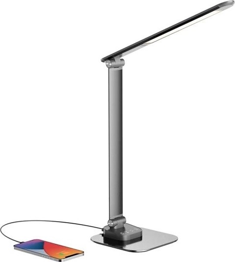 LED Aptumšojama galda lampa ar USB LED/7,5W/230V 3000K/4000K/5500K antracīta