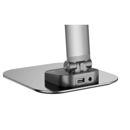 LED Aptumšojama galda lampa ar USB LED/7,5W/230V 3000K/4000K/5500K antracīta