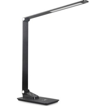 LED Aptumšojama galda lampa ar USB LED/7W/230V 3000K/4000K/5500K melna