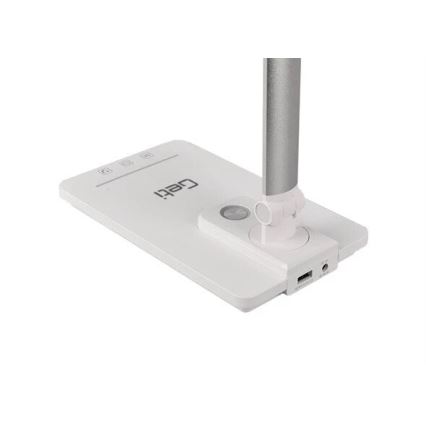 LED Aptumšojama galda lampa ar USB LED/9W/230V 3000K/4000K/5500K balta