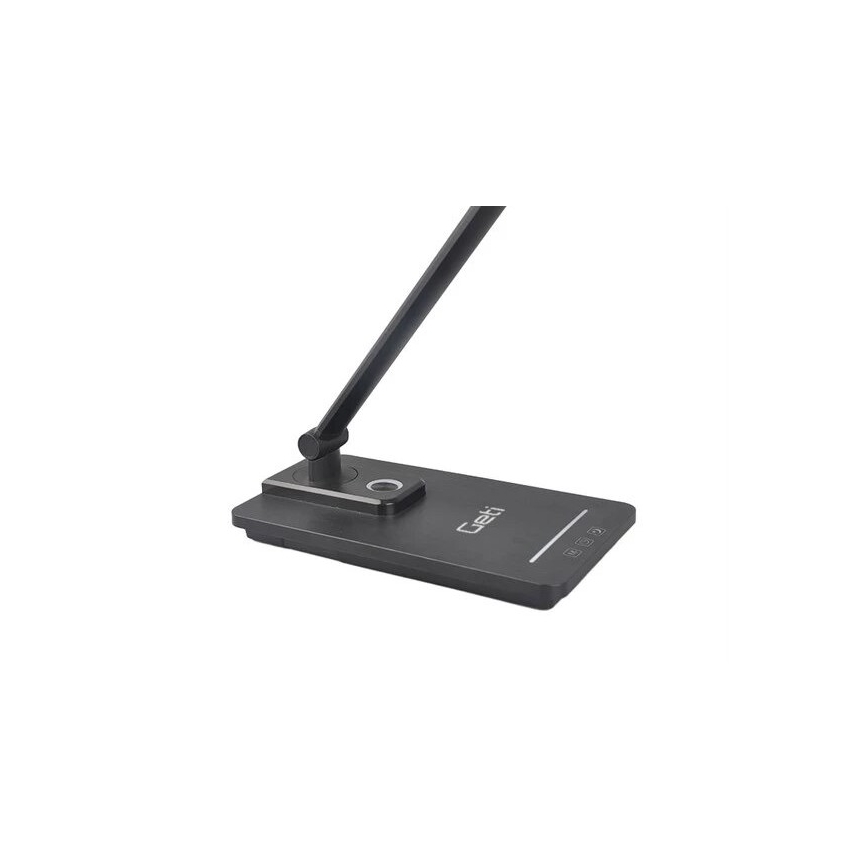 LED Aptumšojama galda lampa ar USB LED/9W/230V 3000K/4000K/5500K melna