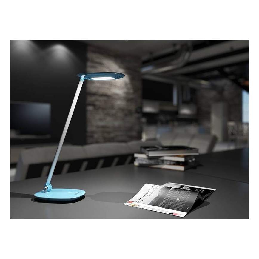 LED Aptumšojama galda lampa ar USB MOANA LED/6W/230V rozā