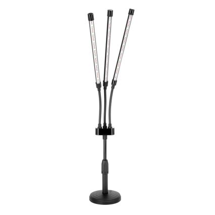 LED Aptumšojama flexible galda lampa augu audzēšanai VITARO 3xLED/10W/230V melna