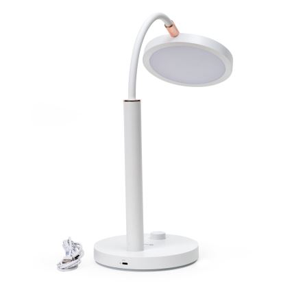LED Aptumšojama galda lampa AURA LED/10W/230V 3700/4200K CRI 97 balta