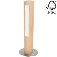 LED Aptumšojama galda lampa CONOR LED/9W/230V ozols – FSC sertificēts