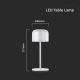LED Aptumšojama uzlādējama skārienvadāma galda lampa LED/1,5W/5V 2700-5700K IP54 2200 mAh balta
