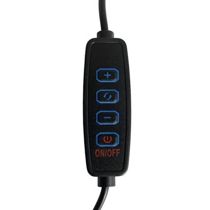 LED Aptumšojama galda lampa LED/28W/230V 3000/4000/6500K spīdīgi hromēts