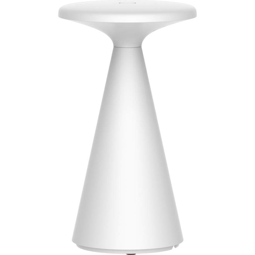 LED Aptumšojama skārienvadāma āra galda lampa PAROS LED/1,8W/5V USB 1800 mAh IP44 balta