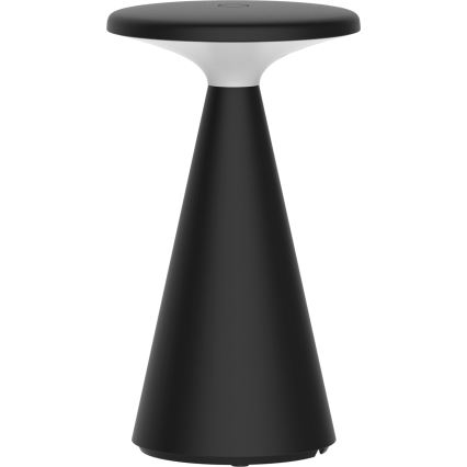 LED Aptumšojama skārienvadāma āra galda lampa PAROS LED/1,8W/5V USB 1800 mAh IP44 melna