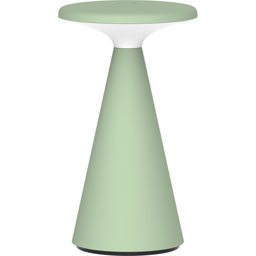LED Aptumšojama skārienvadāma āra galda lampa PAROS LED/1,8W/5V USB 1800 mAh IP44 zaļa