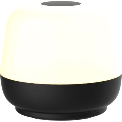 LED Aptumšojama skārienvadāma āra galda lampa SAMBA LED/1,2W/5V USB 1200 mAh IP44 melna