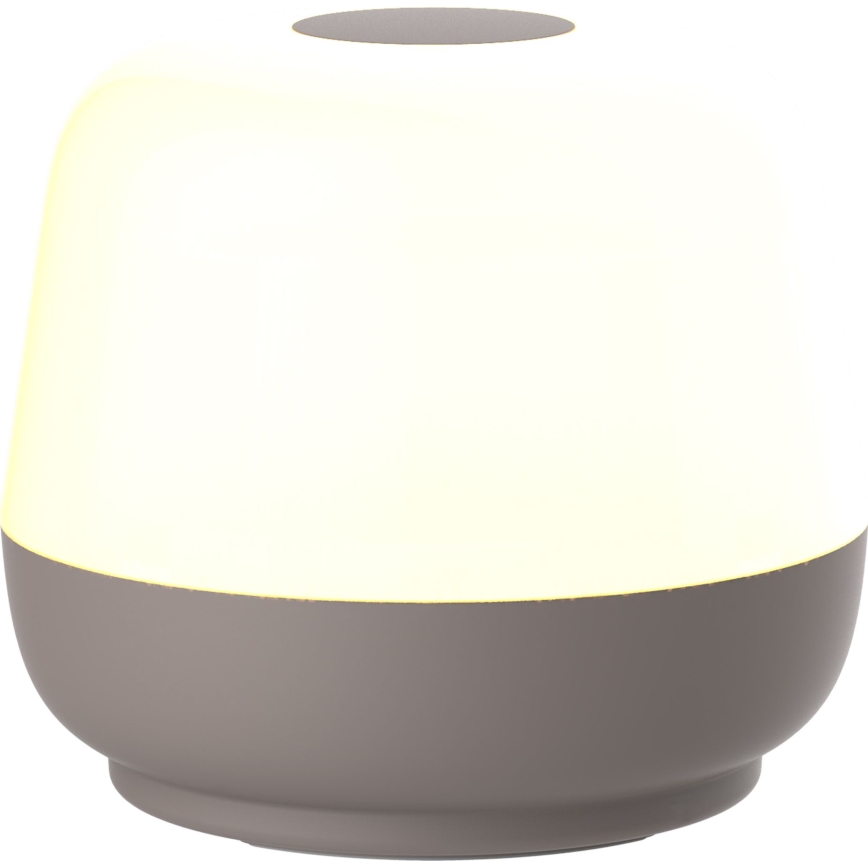 LED Aptumšojama skārienvadāma āra galda lampa SAMBA LED/1,2W/5V USB 1200 mAh IP44 pelēka