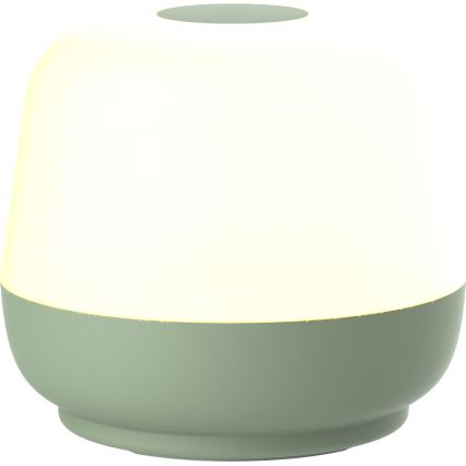 LED Aptumšojama skārienvadāma āra galda lampa SAMBA LED/1,2W/5V USB 1200 mAh IP44 zaļa