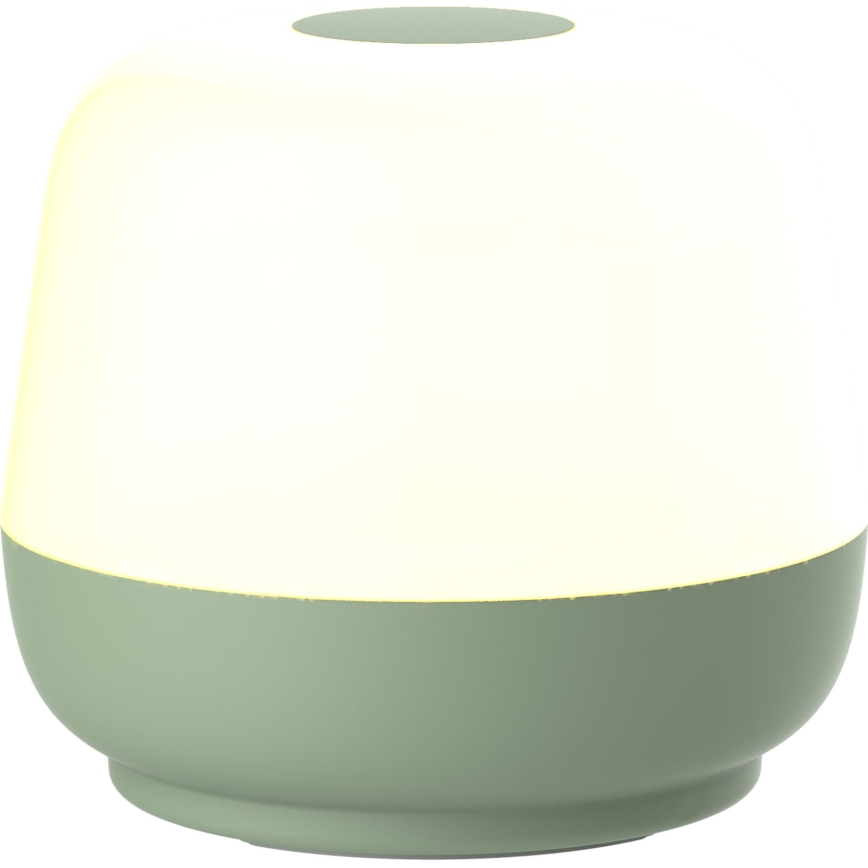 LED Aptumšojama skārienvadāma āra galda lampa SAMBA LED/1,2W/5V USB 1200 mAh IP44 zaļa