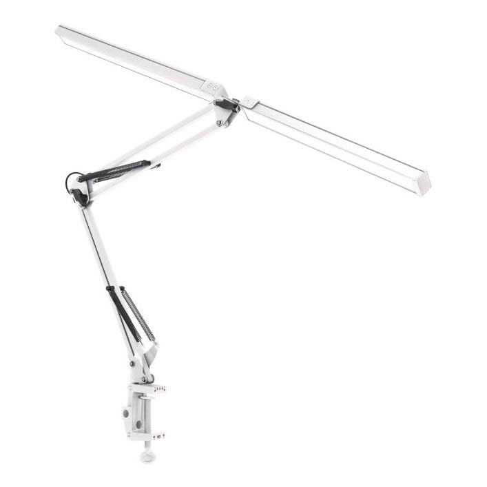 LED Aptumšojama galda lampa TENUIX DUO 2xLED/14W/230V 3000-6000K balta