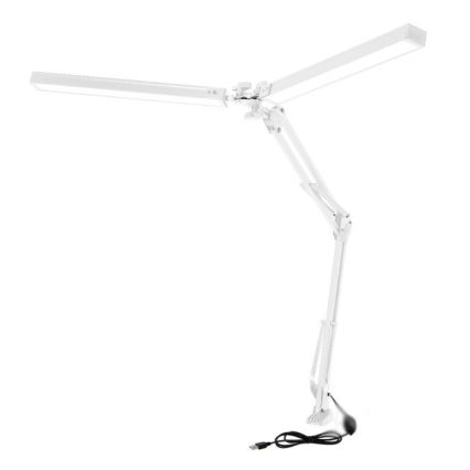 LED Aptumšojama galda lampa TENUIX DUO 2xLED/14W/230V 3000-6000K balta