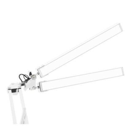 LED Aptumšojama galda lampa TENUIX DUO 2xLED/14W/230V 3000-6000K balta