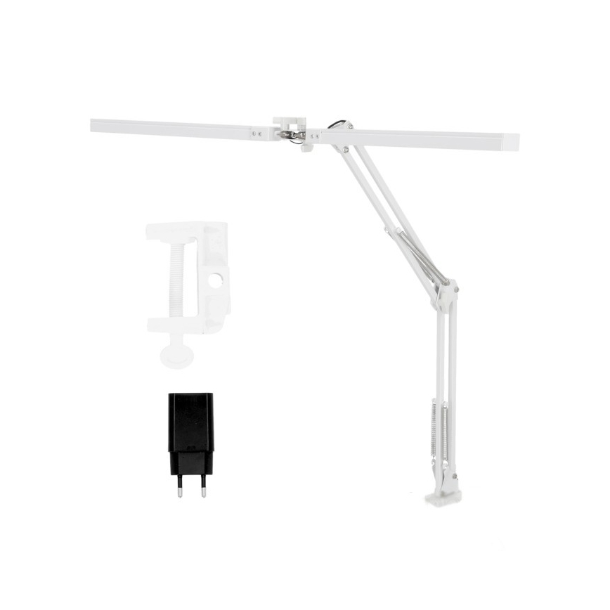 LED Aptumšojama galda lampa TENUIX DUO 2xLED/14W/230V 3000-6000K balta