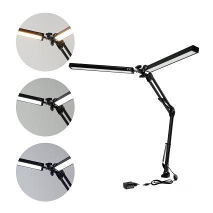 LED Aptumšojama galda lampa TENUIX DUO 2xLED/14W/230V 3000-6000K
