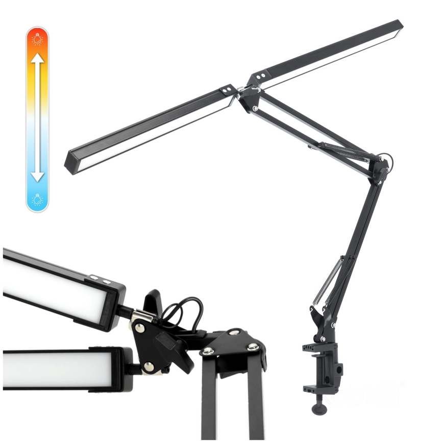 LED Aptumšojama galda lampa TENUIX DUO 2xLED/14W/230V 3000-6000K