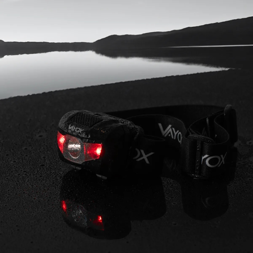 LED Aptumšojama galvas lampa 3xLED/3xAAA IPX4 100 spīdīgs
