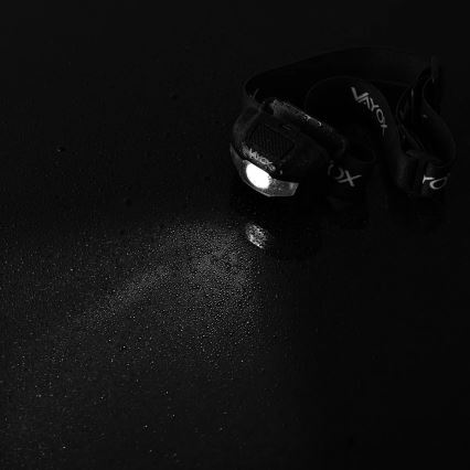 LED Aptumšojama galvas lampa 3xLED/3xAAA IPX4 100 spīdīgs