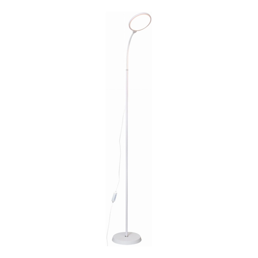 LED Aptumšojama grīdas stāvlampa 2in1 LED/10W/230V balta
