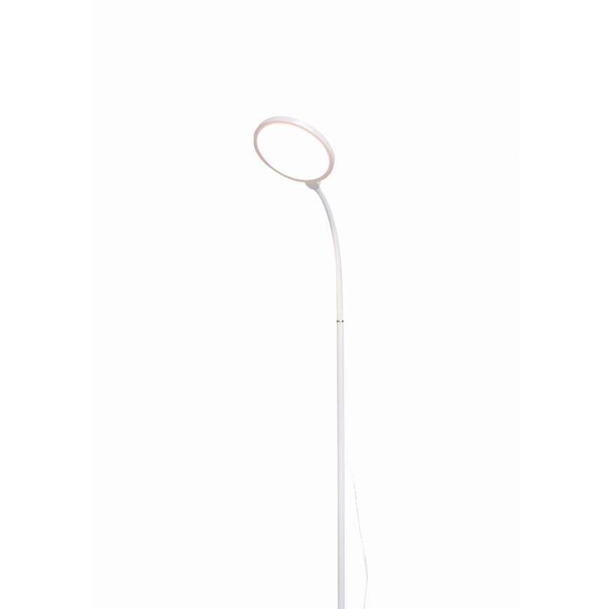 LED Aptumšojama grīdas stāvlampa 2in1 LED/10W/230V balta