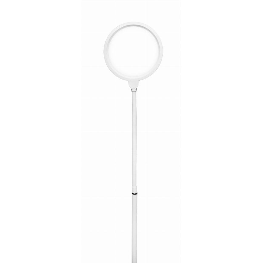 LED Aptumšojama grīdas stāvlampa 2in1 LED/10W/230V balta