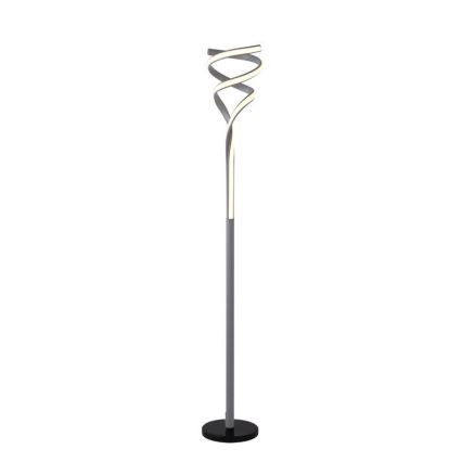 LED Aptumšojama grīdas stāvlampa LED/50W/230V 3000-6500K pelēka + tālvadības pults
