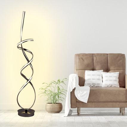 LED Aptumšojama grīdas stāvlampa LED/80W/230V 3000-6500K + tālvadības pults